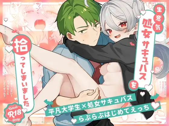 生意気処女サキュバスを拾ってしまいましたのDLsite作品画像
