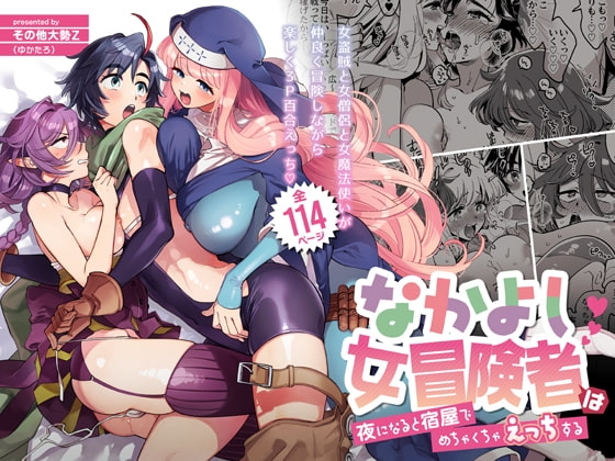 なかよし女冒険者は夜になると宿屋でめちゃくちゃえっちするの作品画像
